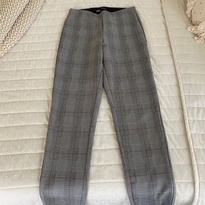 Zara high-waisted faux suede leggings